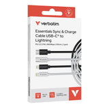 Verbatim Essentials Sync & Charge USB-C to Lightning Cables