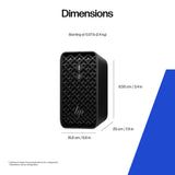 HP Z2 G1a Copilot+ PC AMD Ryzen AI Max PRO 385 32 GB LPDDR5x-SDRAM 1 TB SSD Windows 11 Pro Mini PC Workstation AI Workstation, AI PC Black