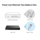 Mercusys 10-Port 10/100Mbps Desktop Switch with 8-Port PoE+