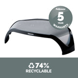 Fellowes Computer Monitor Stand with 3 Height Adjustments - Smart Suites Monitor Riser - Ergonomic Adjustable Monitor Stand for Computers - Max Weight 10KG/Max Size 21" - Black