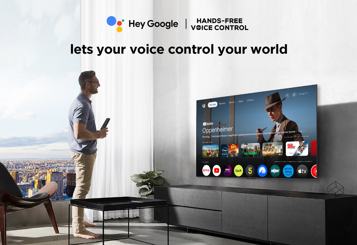 TCL 98C855K TV 2.49 m (98") 4K Ultra HD Smart TV Wi-Fi Titanium 3500 cd/m²