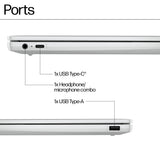 HP Chromebook 14a-nf0002na Intel® N N100 35.6 cm (14") HD 4 GB LPDDR5-SDRAM 128 GB eUFS Wi-Fi 6E (802.11ax) ChromeOS Silver