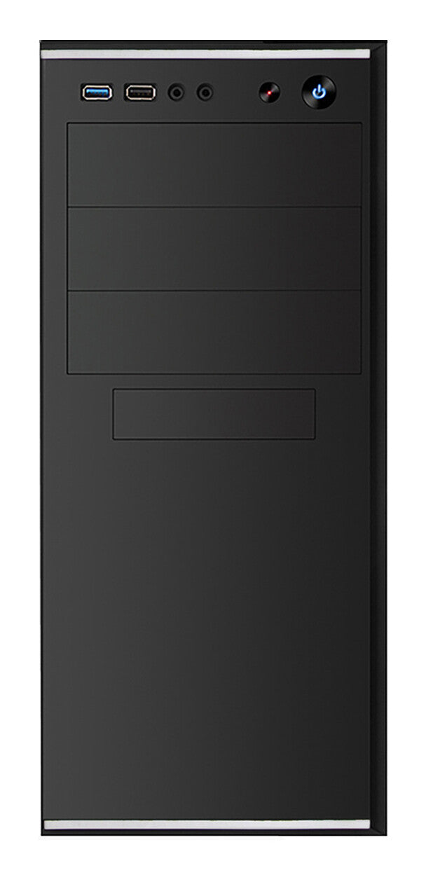 CiT JETSTREAM-SILVER computer case Midi Tower Black, Silver 500 W