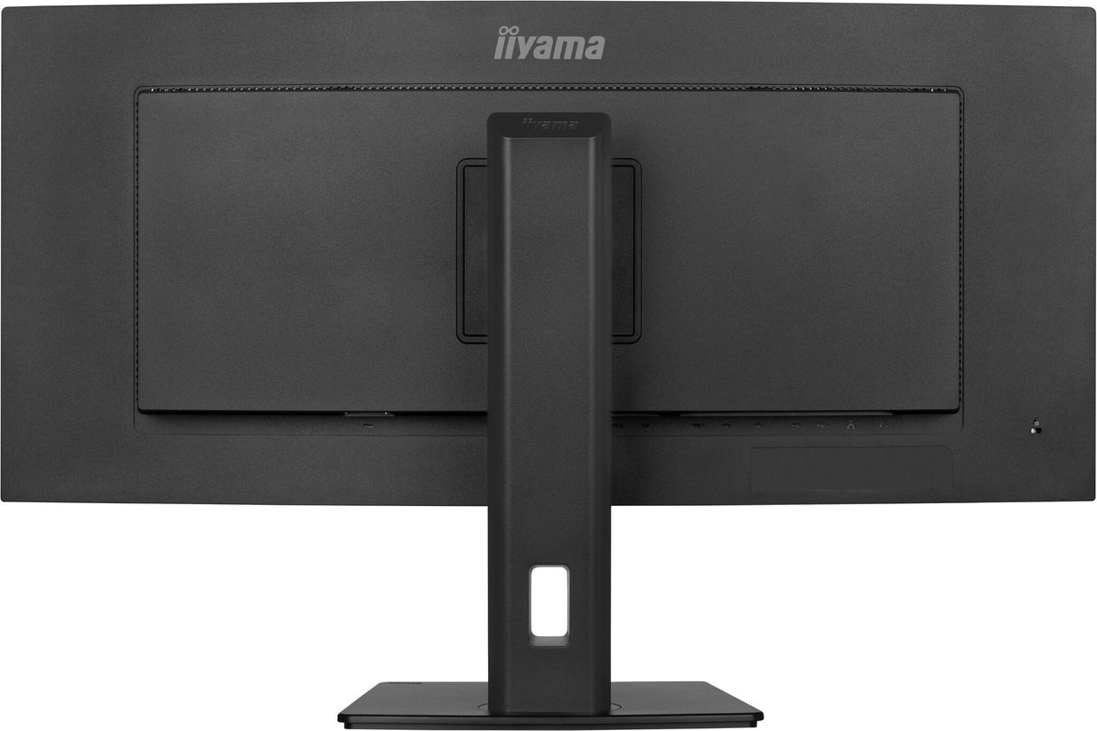 iiyama ProLite 34’’ UWQHD curved monitor with USB-C dock, LAN, KVM switch and 15cm height adjustable stand
