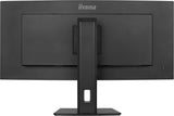 iiyama ProLite 34’’ UWQHD curved monitor with USB-C dock, LAN, KVM switch and 15cm height adjustable stand