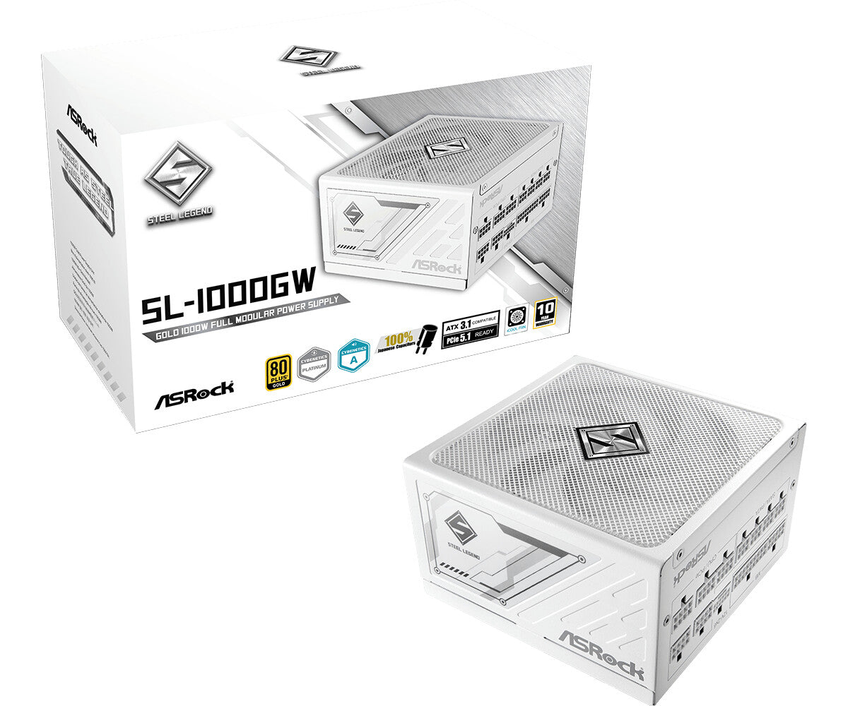 Asrock SL-1000GW power supply unit 1000 W 24-pin ATX ATX White