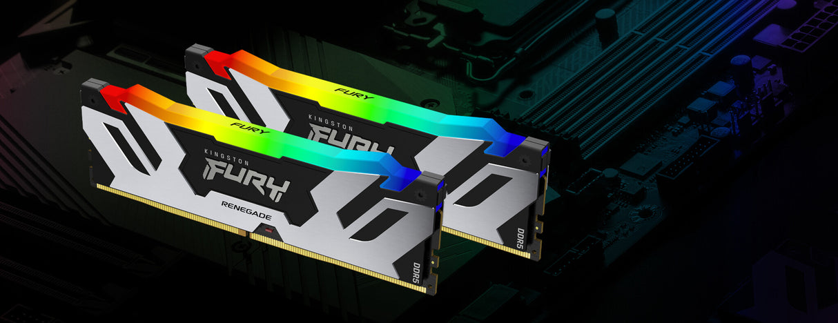 Kingston Technology FURY 32GB 6400MT/s DDR5 CL32 DIMM (Kit of 2) Renegade RGB