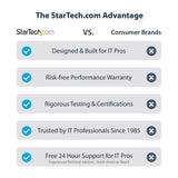 StarTech.com USB C Docking Station for Macbook Pro/Air-M1/M2/M3/M4, Thunderbolt Compatible, HDMI/DisplayPort, Dual 4K 60Hz/Single 8K, USB Type-C Laptop Dock, 96W Power Delivery, USB 10Gbps