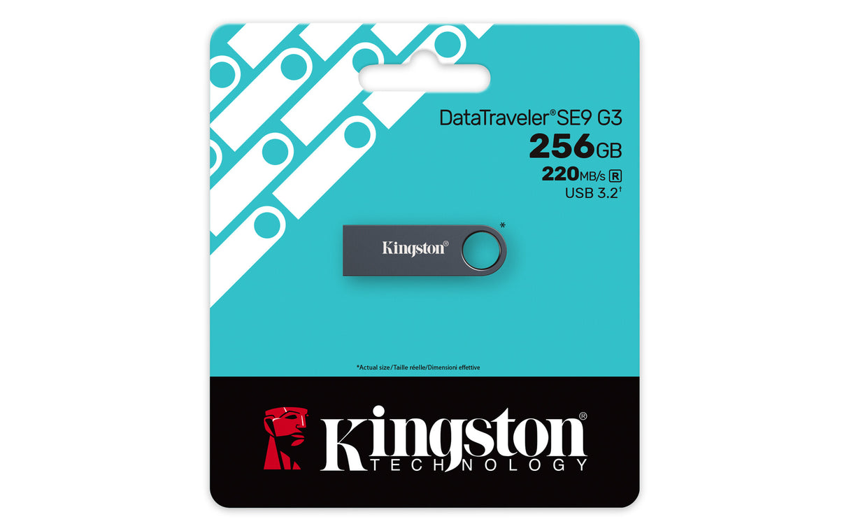 Kingston Technology DataTraveler 256GB SE9 G3 - Dark Nickel