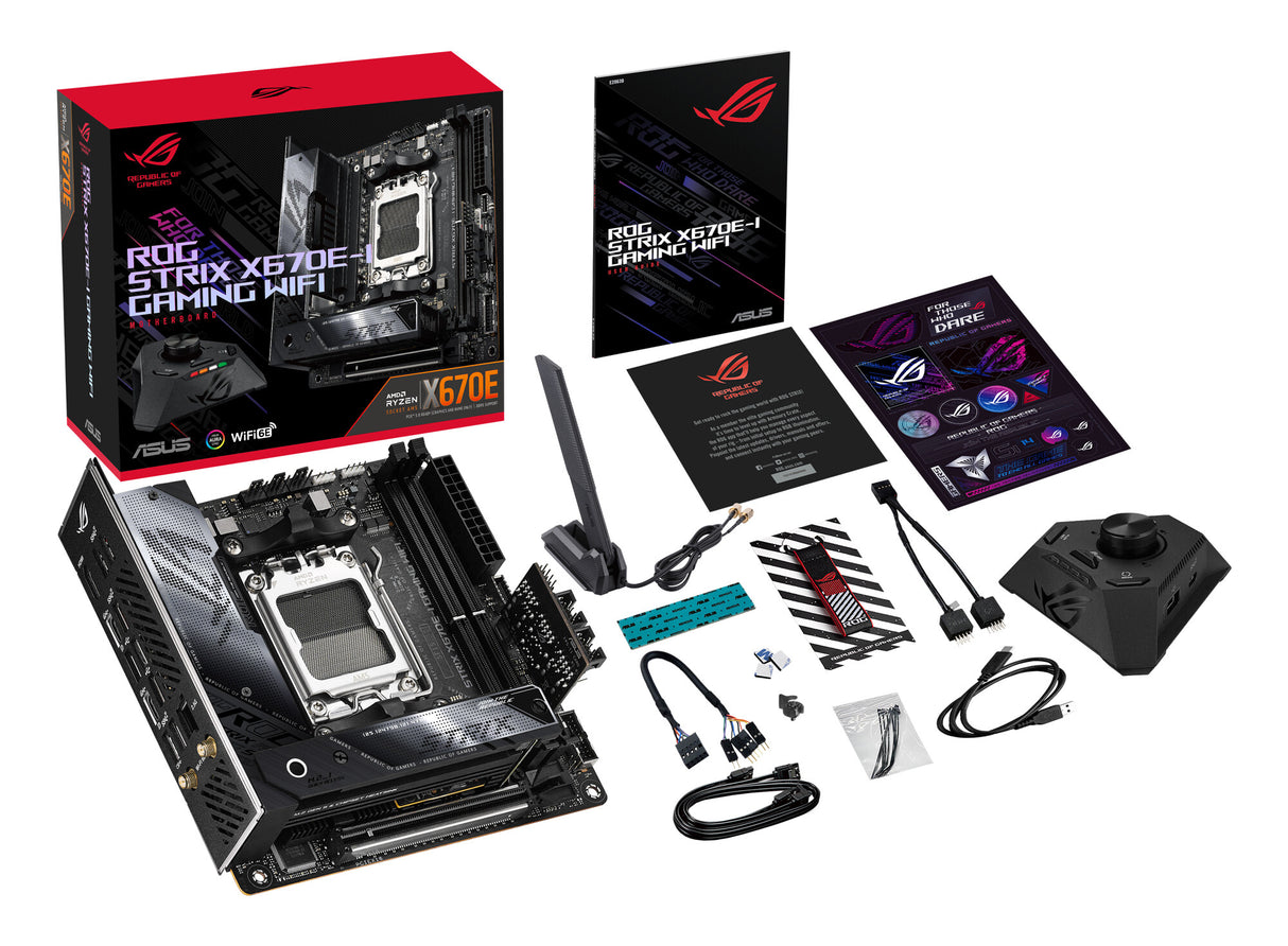 ASUS ROG STRIX X670E-I GAMING WIFI AMD X670 Socket AM5 mini ITX