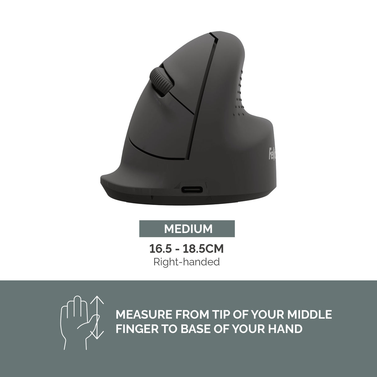 Fellowes Vertical Wireless Mouse Breyta Ergonomic Right Handed Vertical Mouse Medium