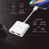 j5create USB-C to Dual USB-C with Video or Power Delivery