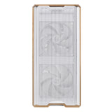 Lian Li Lancool LAN217W computer case Midi Tower White, Wood