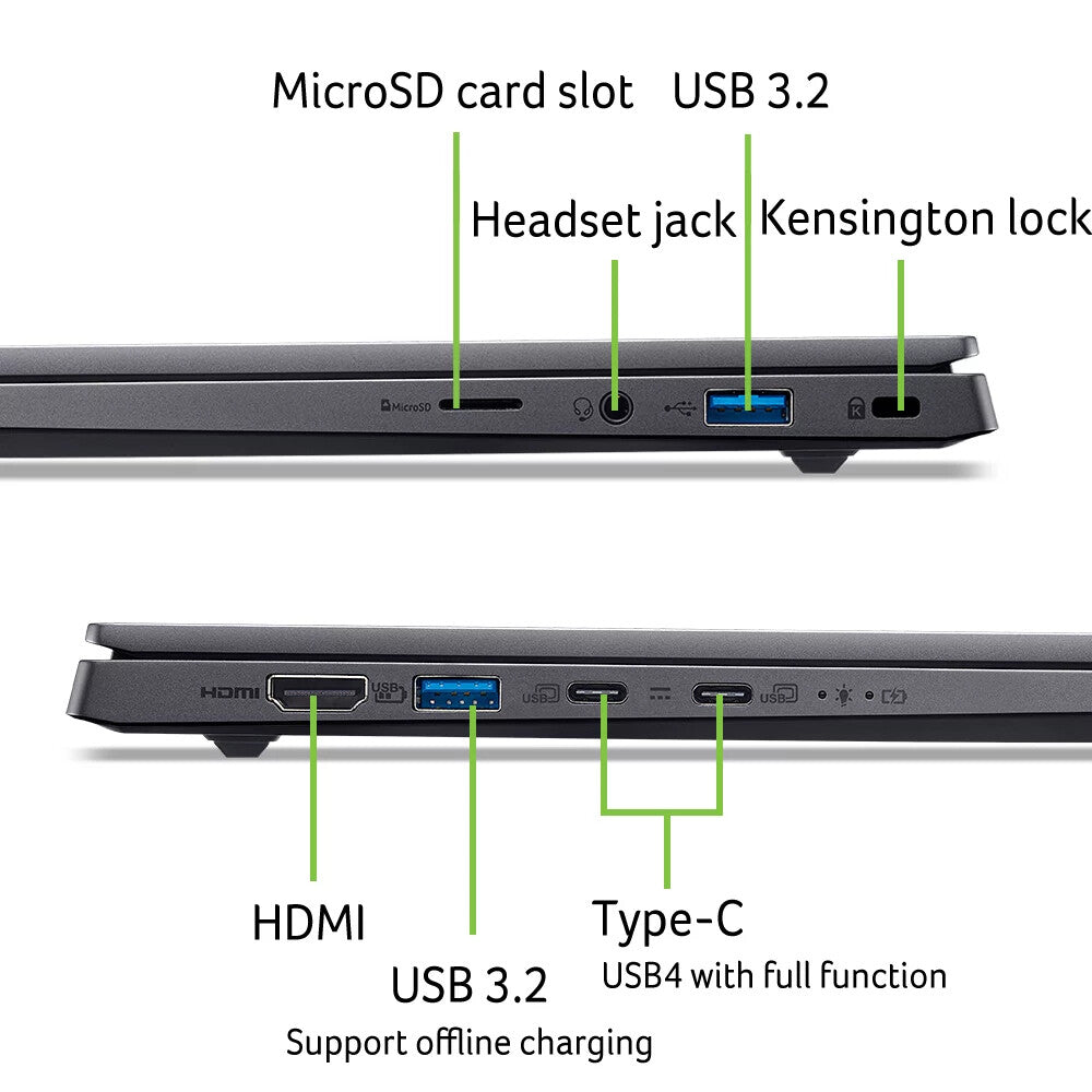 Acer Swift X 14 AI SFX14-61G-R6QA Notebook