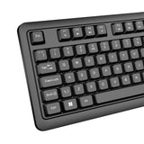 VIDA CORPORATE 2IN1 USB KBOARD MOUSE keyboard Mouse included Home/Office QWERTY UK English Black
