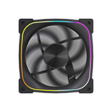 VIDA STEALTH REVERSE BLK ARGB FAN 120MM Computer case 12 cm Black