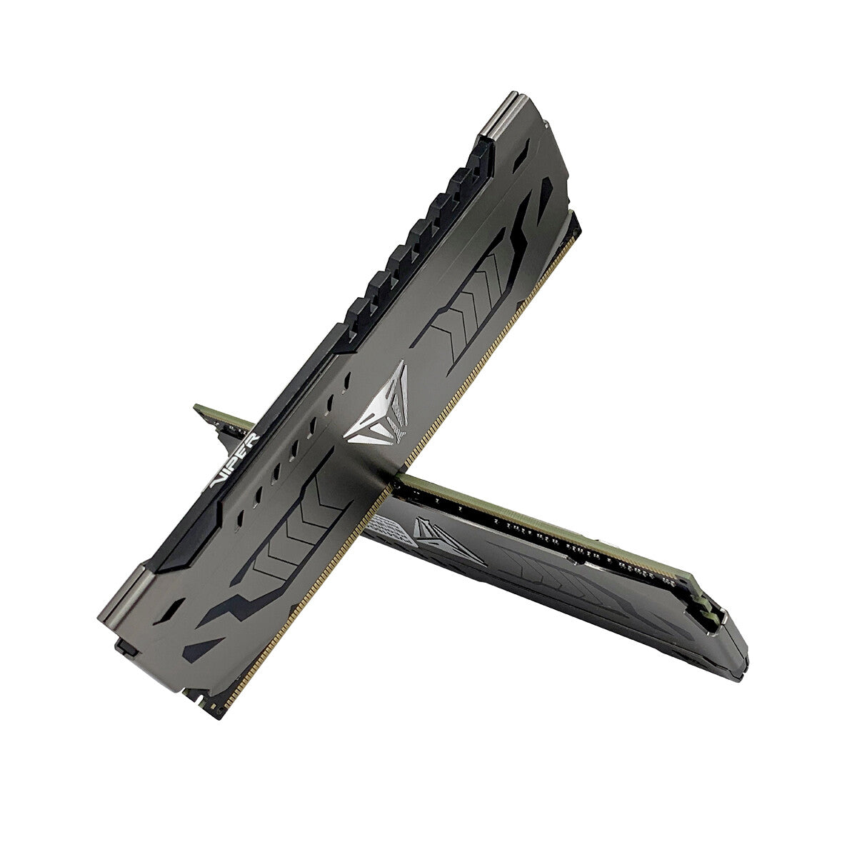 Kit de memoria del sistema Patriot Viper Steel DDR4 de 16 GB (2 x 8 GB) de 3200 MHz con escudo térmico gris plomizo