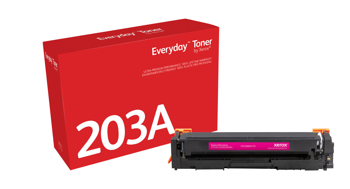 Everyday™ Magenta Toner by Xerox compatible with HP 203A (CF543A), Standard capacity