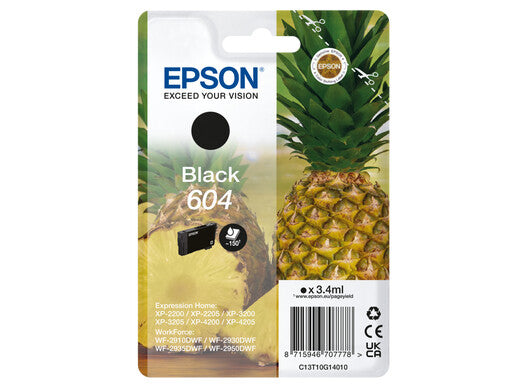 Epson 604 ink cartridge 1 pc(s) Original Standard Yield Black