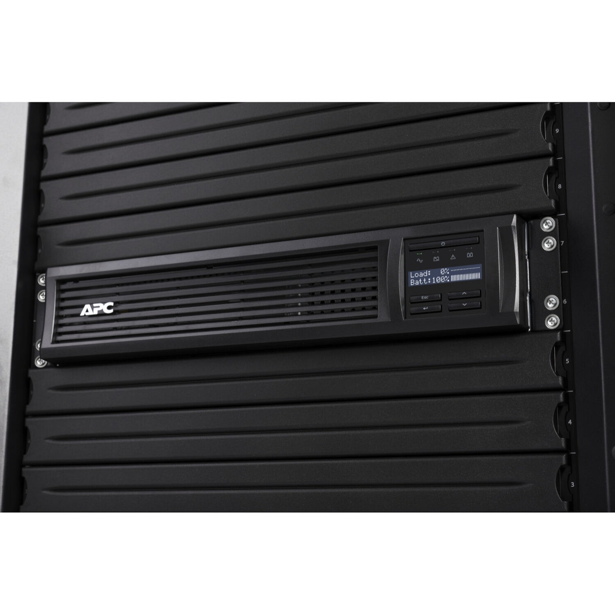 APC Smart-UPS, Line Interactive, 750VA, Rackmount 2U, 230V, 4x IEC C13 outlets, SmartConnect Port+SmartSlot, AVR, LCD