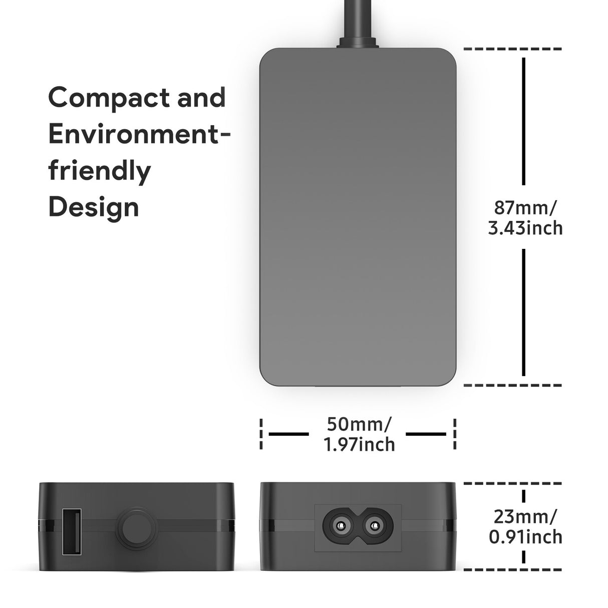 Origin Storage 65W Pro 5 6 7 8 Book Surface Charger 15V4A With 5V1A USB