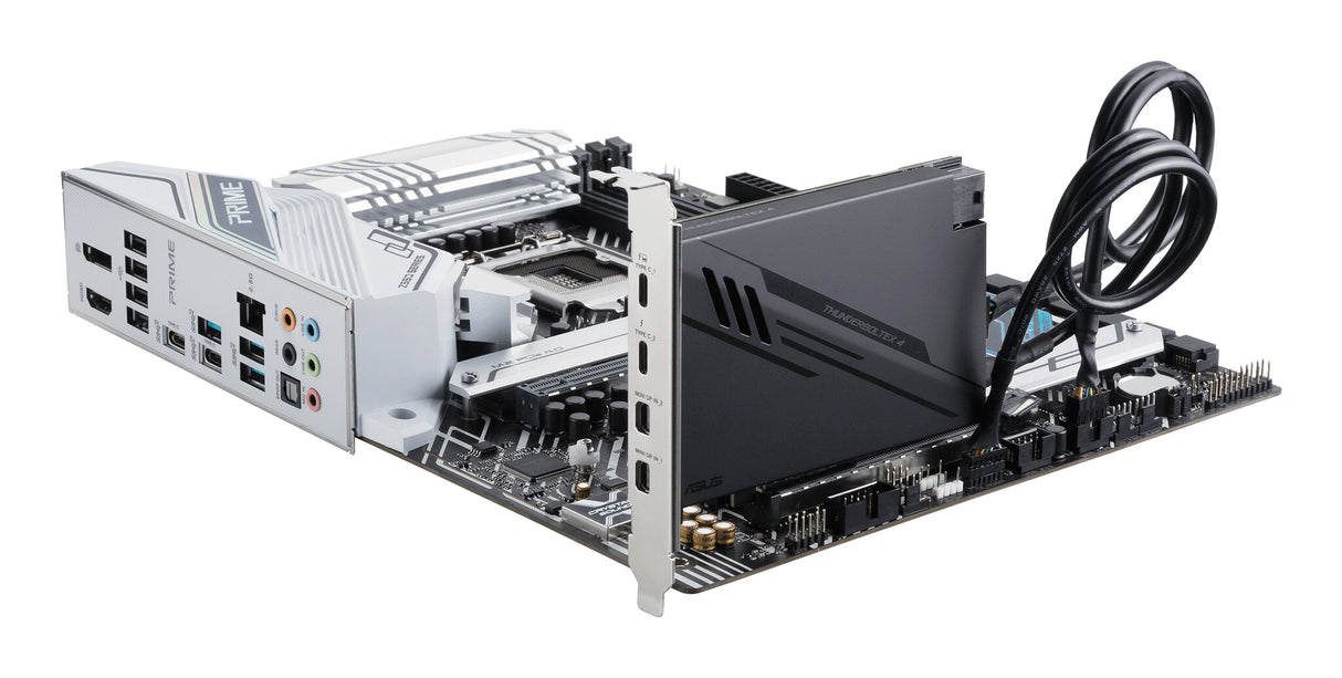 ASUS ThunderboltEX 4 interface cards/adapter Internal Mini DisplayPort, PCIe, Thunderbolt, USB 2.0, USB 3.2 Gen 2 (3.1 Gen 2)