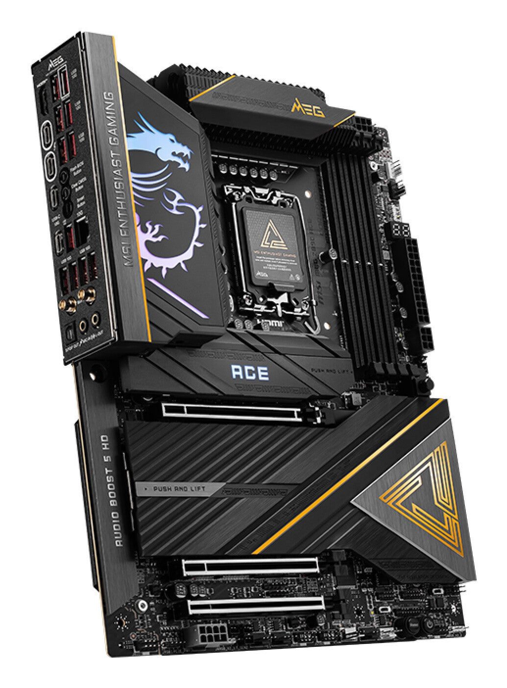 MSI MEG Z890 ACE motherboard Intel Z890 LGA 1851 (Socket V1) ATX