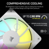 Corsair RS120 ARGB Computer case Fan 12 cm White 1 pc(s)