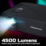 Acer Predator GD712 projector - 4K Ultra HD, LED, 4,500 LED lm