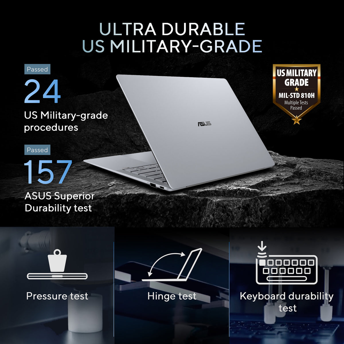 ASUS ExpertBook Ultra B9406CA-U731X Copilot+ PC Intel Core Ultra 7 356H Laptop 35.6 cm (14") Touchscreen WQXGA+ 32 GB LPDDR5x-SDRAM 1 TB SSD Wi-Fi 7 (802.11be) Windows 11 Pro Grey