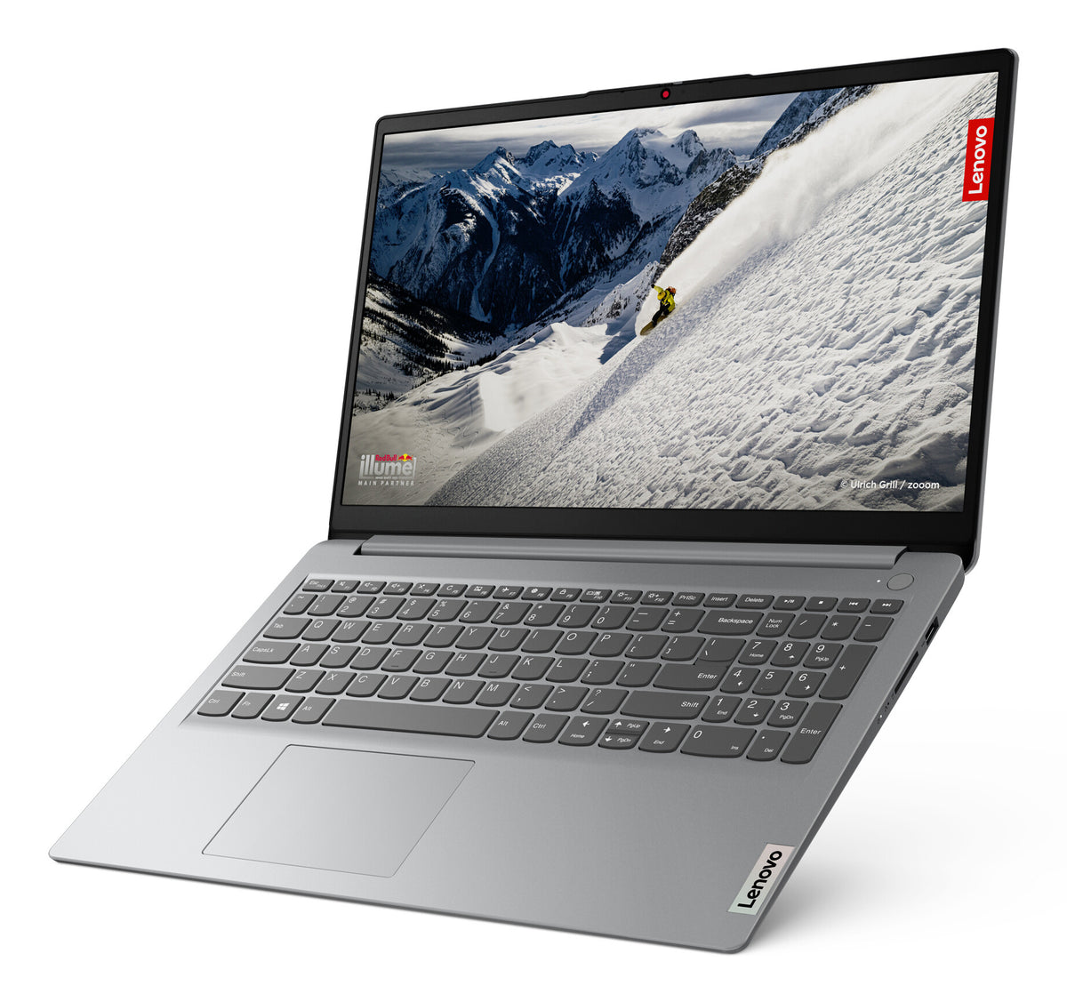 Lenovo IdeaPad 1 15AMN7 AMD Ryzen™ 5 7520U Laptop 39.6 cm (15.6") Full HD 8 GB LPDDR5-SDRAM 512 GB SSD Wi-Fi 6 (802.11ax) Windows 11 Home Grey UK English