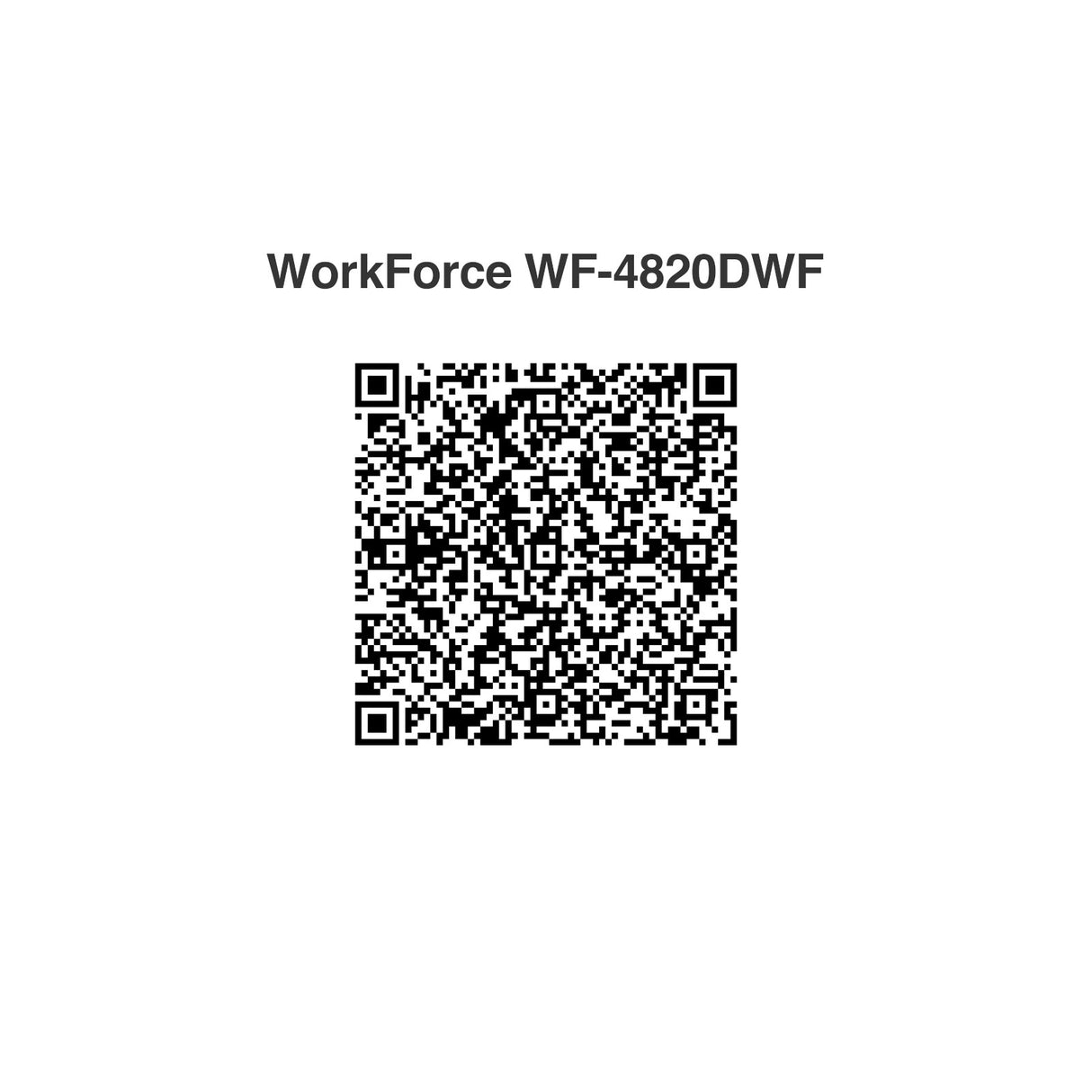 Imprimante jet d'encre Epson WorkForce WF-4820DWF C11CJ06401, A4, couleur, sans fil et Ethernet, tout-en-un avec télécopie, recto verso