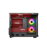 VIDA EDGE MINI MATX ARGB BLACK CASE Cube