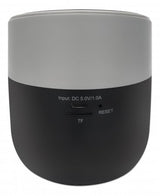 Manhattan Metallic Bluetooth Speaker with Wireless Charging Pad, Decent Sound Output (3W), 3 hour Playback time, Wireless Pad 5W, Integrated Controls, Range 10m, microSD card reader, USB-A charging cable incl, Bluetooth 5.0, 3 Years Warranty