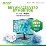 Acer Vero B7 Vero B277UG - 27" Quad HD (2560x1440), 120Hz, 4ms, USB-Hub, HDR10, AdaptiveSync Monitor