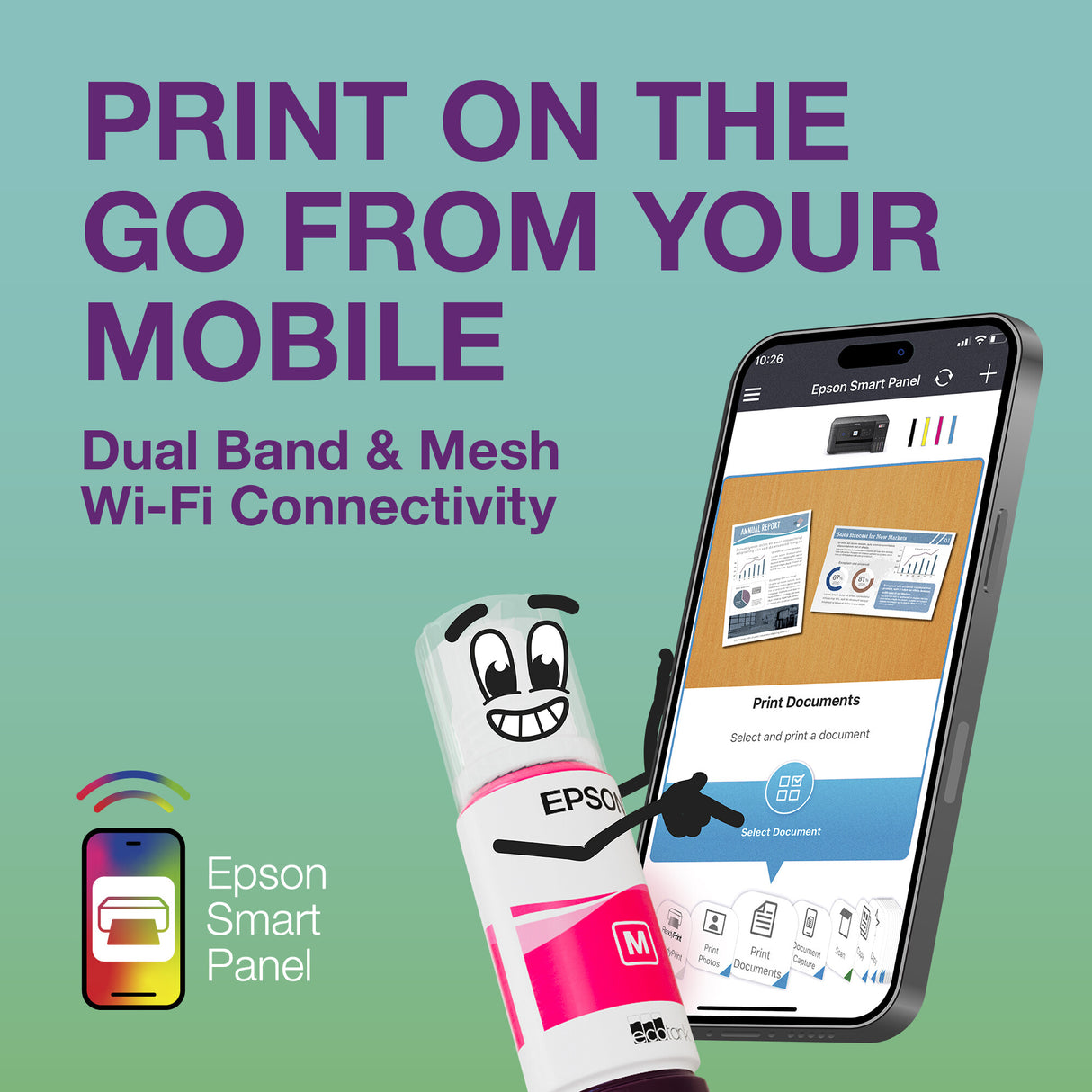Epson EcoTank ET-4950 Inkjet A4 4800 x 1200 DPI 35 ppm Wi-Fi
