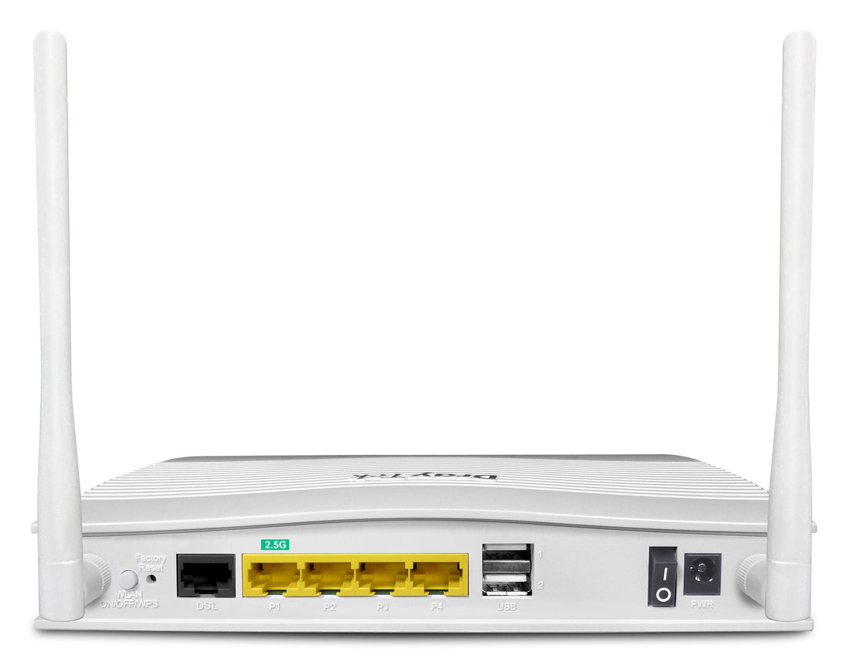 DrayTek 2767ax VDSL 2.5G + AX3000 wireless router Gigabit Ethernet Dual-band (2.4 GHz / 5 GHz) White