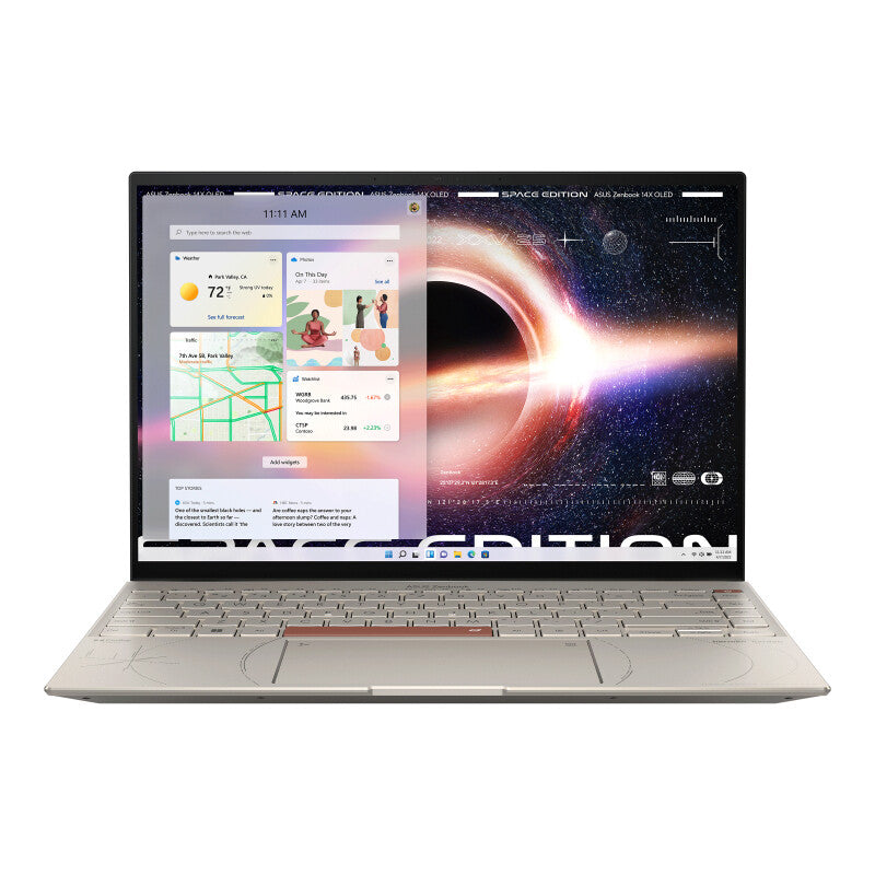 ASUS Zenbook 14X OLED UX5401ZAS-KN110W Intel® Core™ i7 i7-12700H Laptop 35.6 cm (14") Touchscreen 2.8K 16 GB LPDDR5-SDRAM 1 TB SSD Wi-Fi 6E (802.11ax) Windows 11 Home Titanium