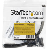 StarTech.com 20-Pack Security Cable Tethers for Adapters & Dongles - Universal Cable Adapter Tether - Tether Cable - Adjustable Length Anti-Theft Cable Tether Lock Kit - Steel