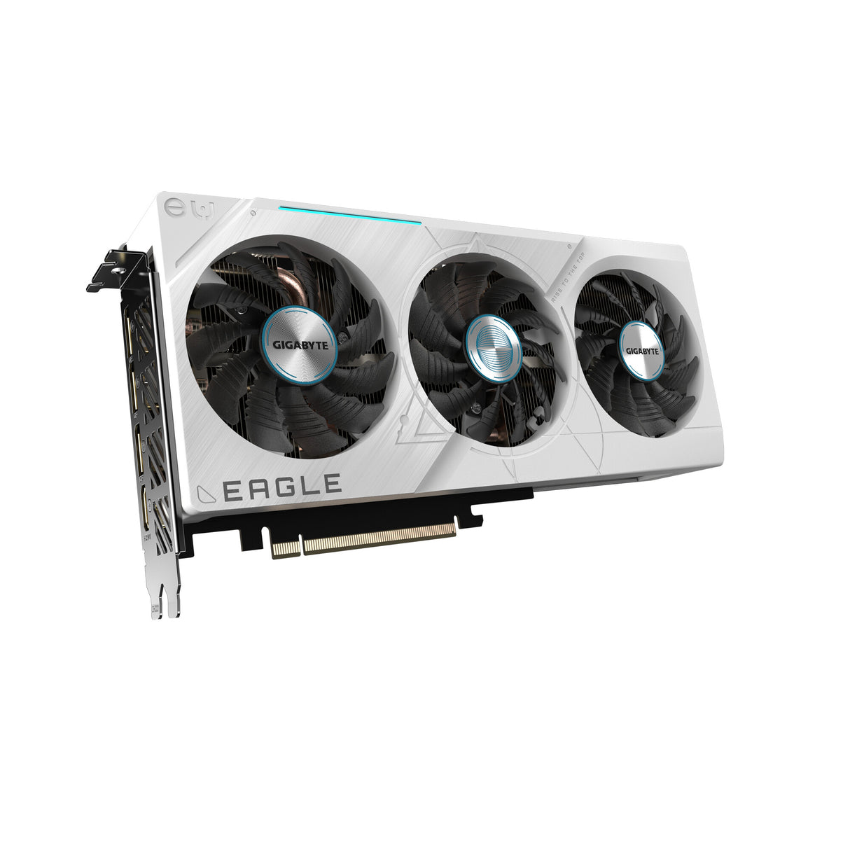 GIGABYTE GeForce RTX 4070 SUPER EAGLE OC ICE 12G Graphics Card - 12GB GDDR6X, 192bit, PCI-E 4.0, 2535MHz Core Clock, 3 x DisplayPort 1.4a, 1 x HDMI 2.1a, NVIDIA DLSS 3, GV-N407SEAGLEOC ICE-12GD