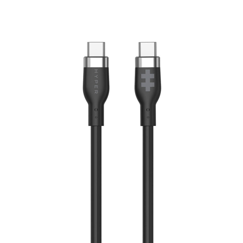 HYPER HyperJuice USB cable USB 2.0 1.5 m USB C 60 W Black