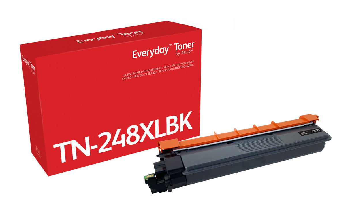Everyday™ Black Toner by Xerox compatible with Brother TN248XLBK, High capacity