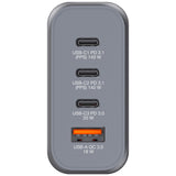 Verbatim GNC-140 GaN Charger 140W with 2 x USB-C PD 140W / 1 x USB-C PD 20W / 1 x USB-A QC 3.0 (EU/UK/US)