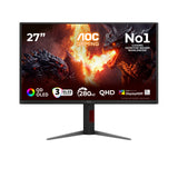 AOC G4 Q27G4ZD computer monitor 67.3 cm (26.5") 2560 x 1440 pixels Quad HD QD-OLED Black, Red