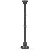 Manhattan Wall Mount for TV & Monitors (Full Motion), For screens 13" to 27", VESA compatability: 75x75mm and 100x100mm - check the dimensions of the four mounting holes on back of screen to ensure it fits, Max 20kg, Black, Bracket