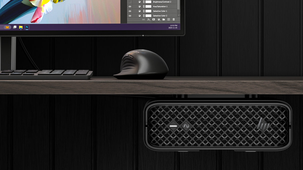 HP Z2 Mini G1i Workstation Desktop PC Intel Core Ultra 9 285 32 GB DDR5-SDRAM NVIDIA RTX 2000 Ada Windows 11 Pro Mini PC AI PC, AI Workstation Black