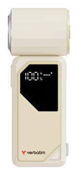 Verbatim Cool’n’Go AirJet Handheld Fan White/Silver