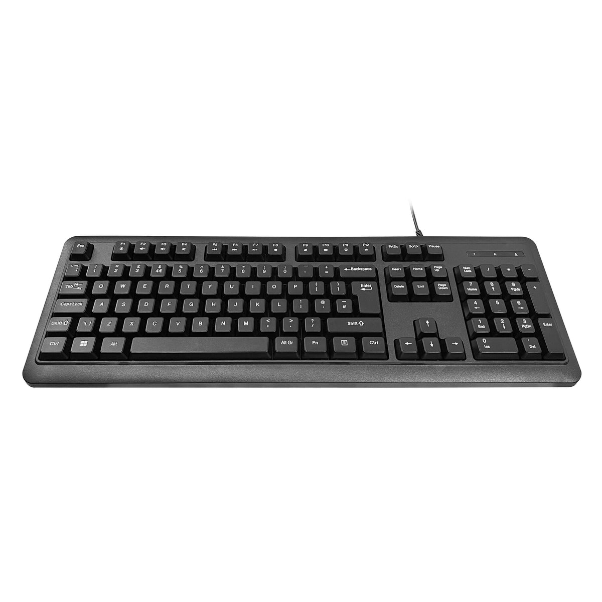 VIDA CORPORATE 2IN1 USB KBOARD MOUSE keyboard Mouse included Home/Office QWERTY UK English Black