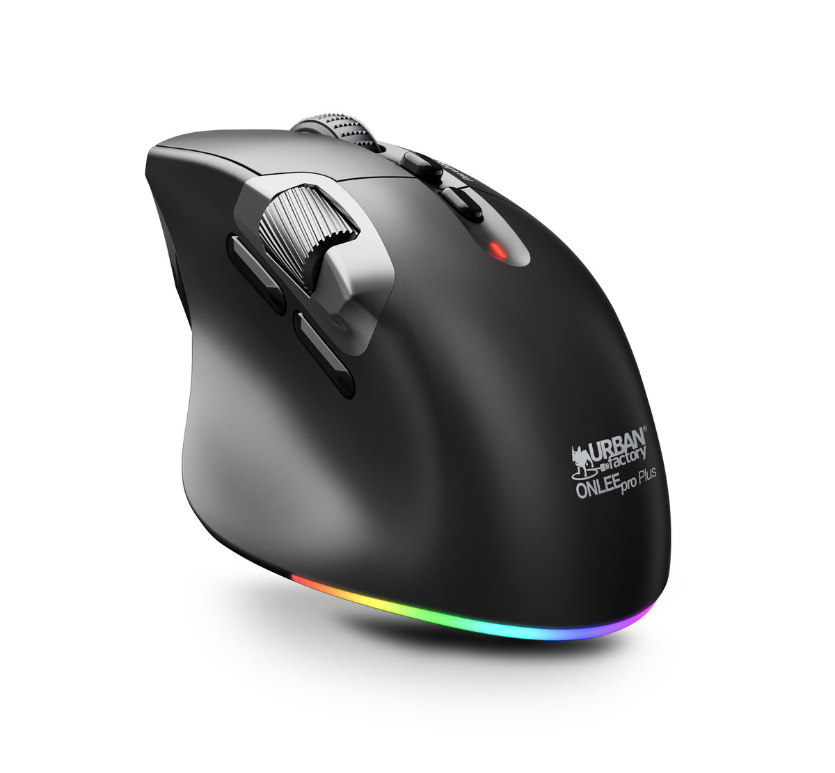 Urban Factory ONLEE PRO PLUS: OPTICAL BLUETOOTH AND 2.4GHZ MOUSE WITH FREE WHEEL TECHNOLOGY - 7200DPI – LATERAL WHEEL - REMOVABLE BATTERY