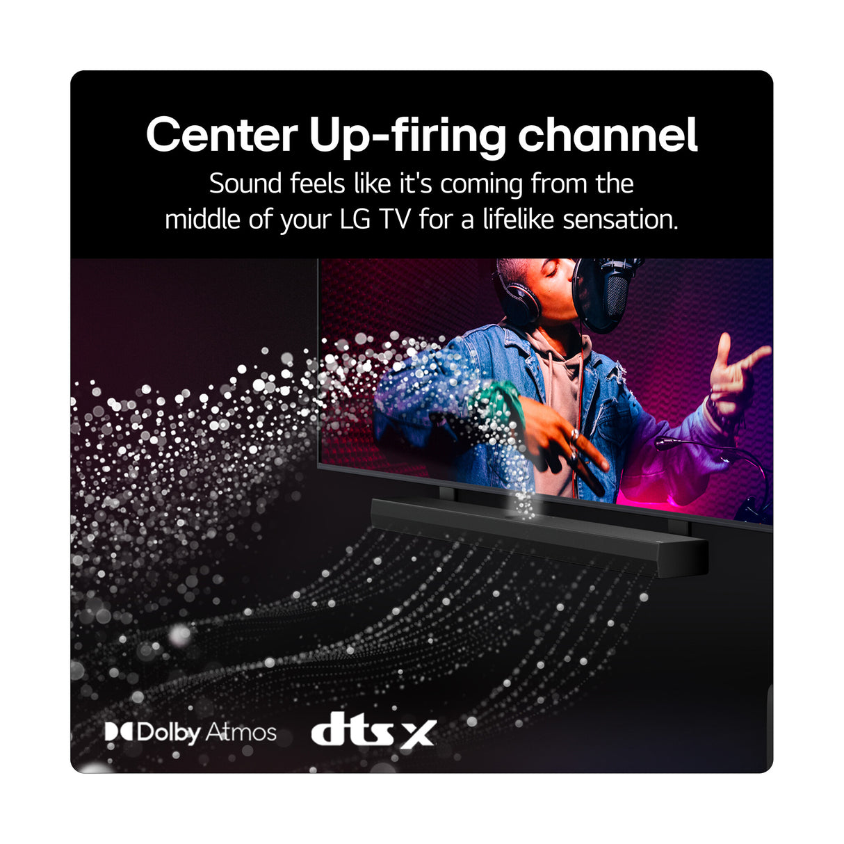 LG US70TY Black 3.1.1 channels 400 W